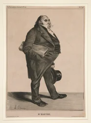 Mr. Barthe, pl. 294 de la série Célébrité de la Caricature