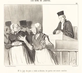 M. le Juge de paix a rendu sa décision...