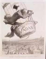 Nadar (1820-1910) élevant la photographie à la hauteur de l