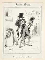 On reprend son bien où on le trouve, planche 11 de Proverbes et Maximes