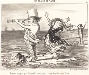 Parisiens surpris par la marée...