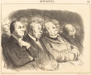 Physionomies de spectateurs de la Porte Saint-Martin