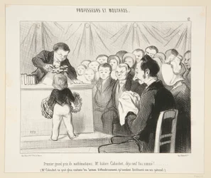 Premier grand prix de mathématiques, M. Isidore Cabuchet?. #12 des Professeurs et Moutards