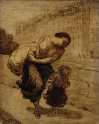Le Fardeau, vers 1855-1856