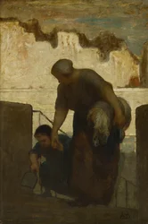 La blanchisseuse, vers 1863