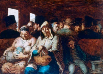 Le Wagon de troisième classe, vers 1863-1865