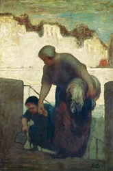 La blanchisseuse, vers 1860-61