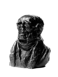 Les bustes des « Célébrités du Juste Milieu » Caricature de Benjamin Delessert (1773-1847), industriel et député. Le terminal têtu. Sculpture par Honoré Daumier (19e siècle)