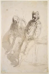 Deux saltimbanques, vers 1865-73