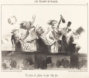 Un train de plaisir un peu trop gai