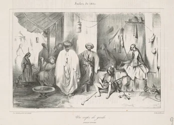 Un corps de garde peint par Decamps