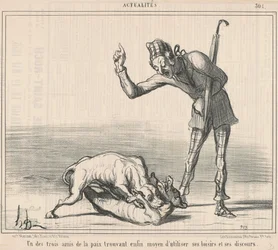 Un des trois amis de la paix