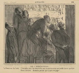 Une première représentation de la bourse