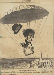 Une Descente en parachute