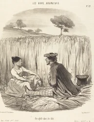 Une idylle dans les blés