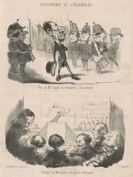 Vue de M. Dupin se rendant à l