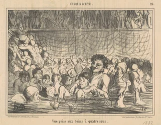 Vue prise aux bains à quatre sous