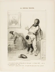 "- On ne devrait vraiment pas permettre à un homme établi comme vous de revenir de Bercy dans un tel état.... Je suis si malheureuse, mon Dieu ! - Qu