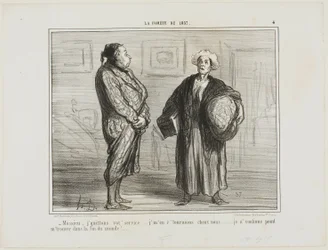 "- Monsieur, je quitte votre service, je rentre chez moi... Je ne veux pas être ici à la fin du monde", planche 4 de La Comète De 1857