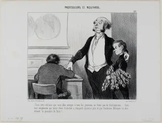"Je vous prie de ne pas exagérer dans cet article qui va dans tous les journaux. Écrivez seulement que notre élève Greluchot a reçu quatorze prix et qu