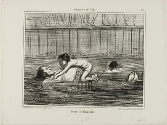 Scène de famille, planche 37 de Croquis D