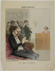 Une victime de sa propre politesse, planche 7 des Croquis Musicaux