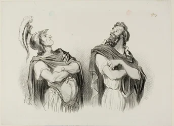 Achille et Agamemnon. Achille : "- Et qu