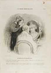 Un rajeunissement exagéré. "Il suffit de deux ou trois séances avec moi, Monsieur, et celui qui prétend encore trouver un cheveu gris sur vous est une personne malveillante. En effet, depuis la fin de la deuxième séance, la tête de Monsieur est aussi brill