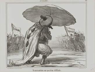 Un parapluie dans une position difficile, planche 119 d