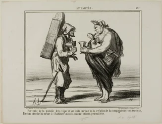 Suite à la maladie du vin mais aussi à la fondation de la "Société pour la production de vin artificiel", même Bacchus décide de passer à l