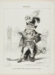 Le citoyen Thiers essayant un nouveau costume, planche 114 d