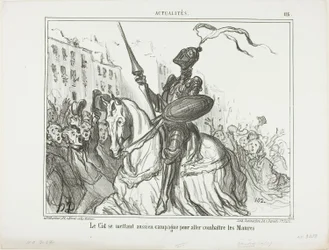 Le Cid entre lui aussi en campagne pour combattre les Maures, planche 116 d