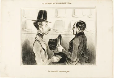"Il vous va comme un gant", planche 34 de Types Parisiens