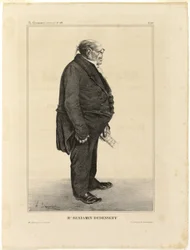 Mr. Benjamin Dudessert, plate 287 from Célébrités de la Caricature