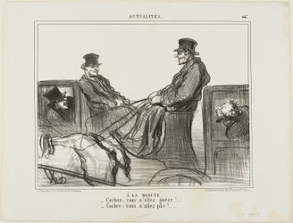Payé à la minute. "Conducteur, vous avancez à peine ! - Conducteur, vous n