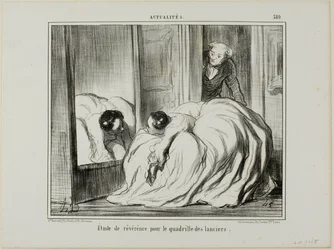 Étude de révérence pour le quadrille des lanciers, planche 380 d