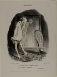 La robe de coton tombe, l