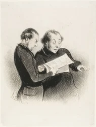 Le rébus illustré. "Singulier ! Je n