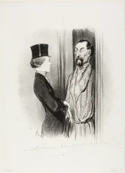 Le rendez-vous. "- Madame Eudoxie Blancminet  - C