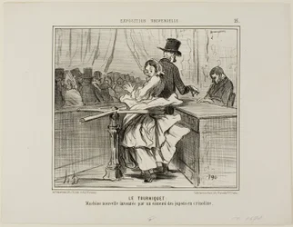 Le tourniquet. Une nouvelle machine inventée par l