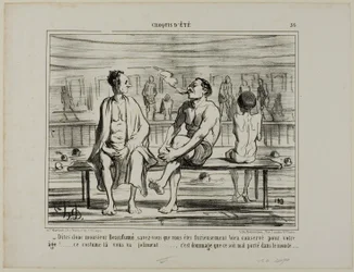"Vous savez, Monsieur Beaufumé, vous vous êtes sacrément bien tenu compte tenu de votre âge. Ce costume vous va parfaitement.... juste dommage qu