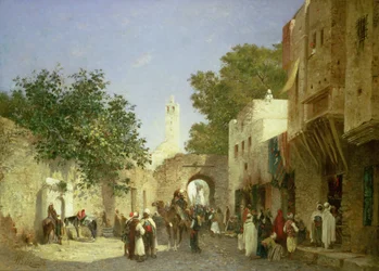 Scène de rue arabe, 1872