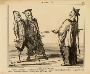 Actualités n° 124 : La Chine se civilisant. - Voyons..., attention ! ... voici la théorie européenne...