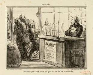 Actualités n° 252 : Condamné pour avoir vendu du grès pilé au lieu de cassonade.