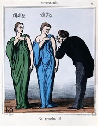 Caricature sur le plébiscite du 8 mai 1870, de 
