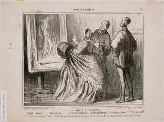Croquis parisiens : La visite à l