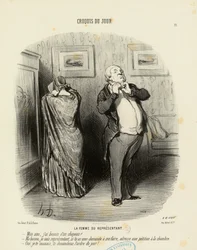 Croquis du Jour n° 27 : La Femme du Représentant. - Mon ami, j