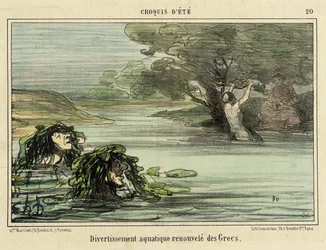 Divertissement aquatique renouvelé des Grecs