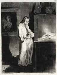 Femme de lettres humanitaire se livrant à l