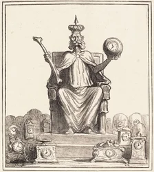 Honoré Daumier, "Successeur de Charlemagne"